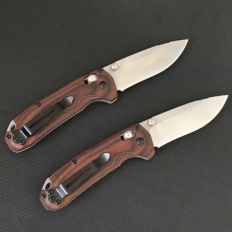 Liome 15031 Stonewashed Folding Outdoor Tool with Wooden Grip