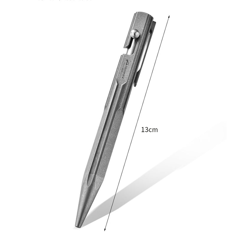 Portable Titanium Pen EDC Tool Designed for Outdoor Use