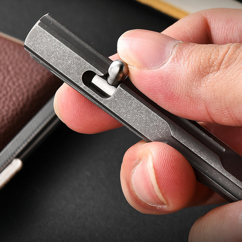 Portable Titanium Pen EDC Tool Designed for Outdoor Use