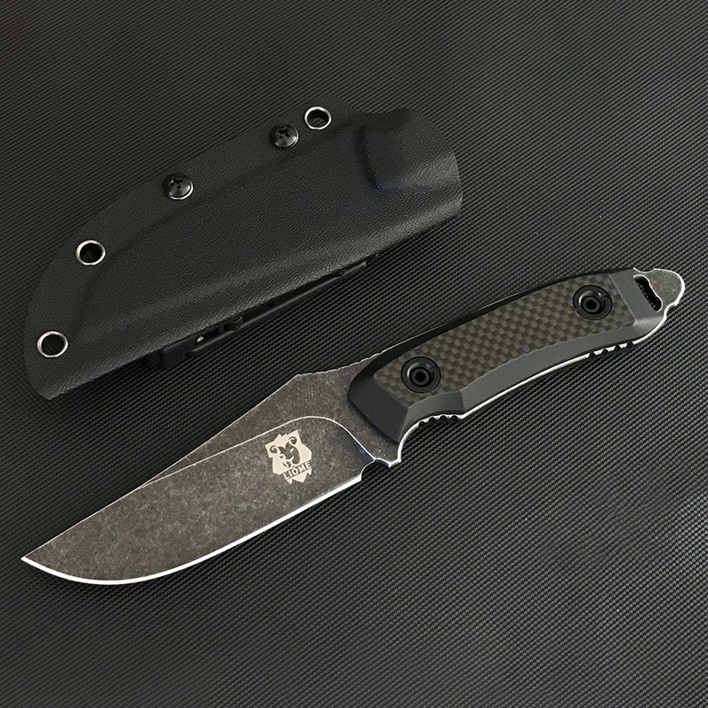 Liome Premium Outdoor Tool with G10 and Carbon Fiber Handle