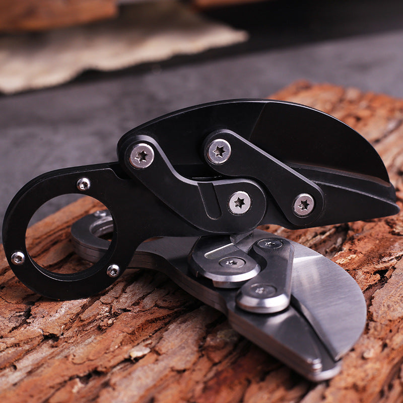 Foldable Mechanical Portable EDC Tool for Outdoor Camping