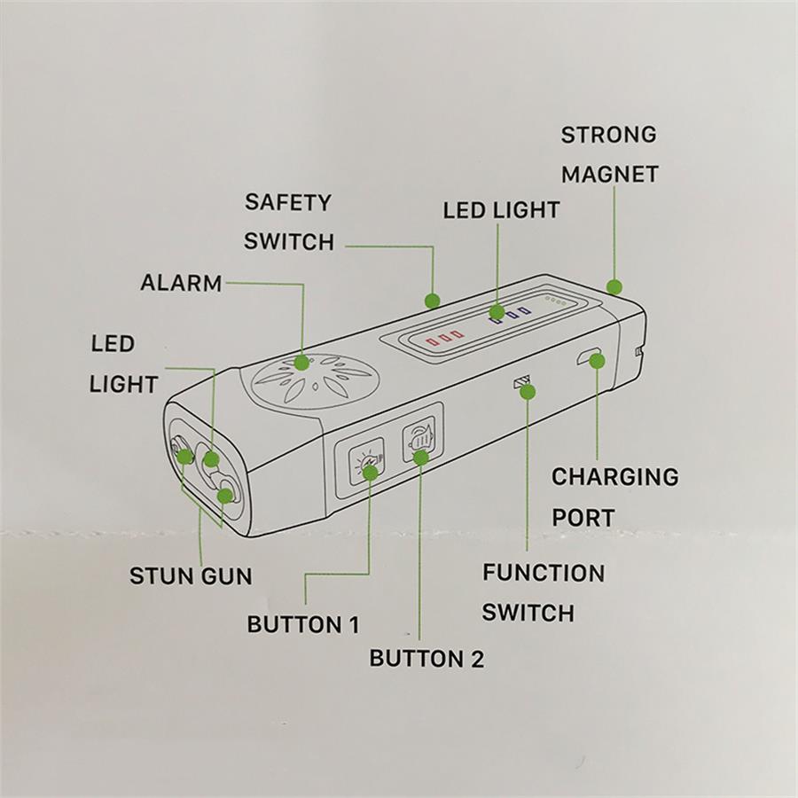 Outdoor Mini Lightweight Multi-Color Portable Multi-Function Tool