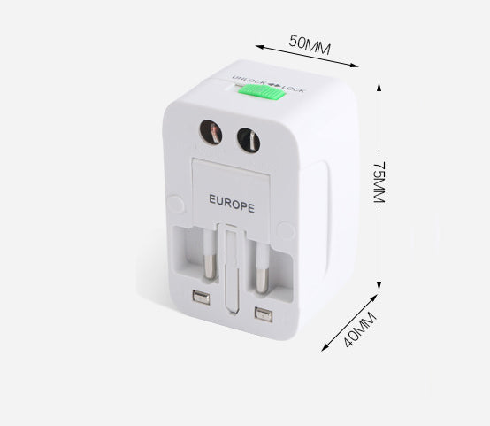 Global Travel Socket Featuring Universal Plugs for Multiple Countries