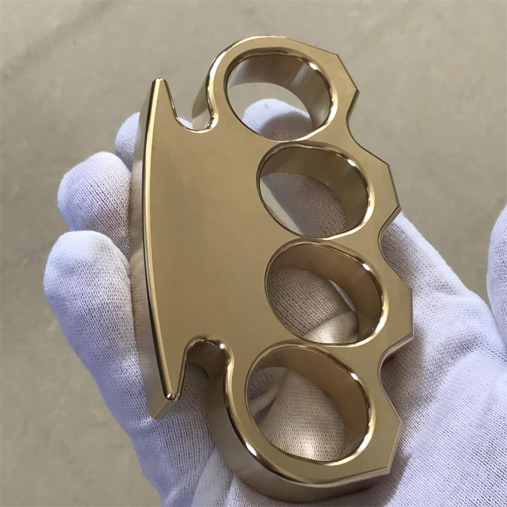 Mirror-Polished Brass Outdoor Bottle Opener Tool