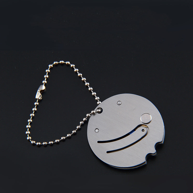 Mini Coin Pendant Tool with Keychain for Everyday Carry