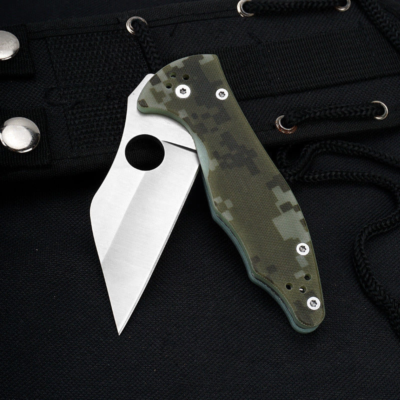 Portable Folding Pocket Tool with G10 Material Handle