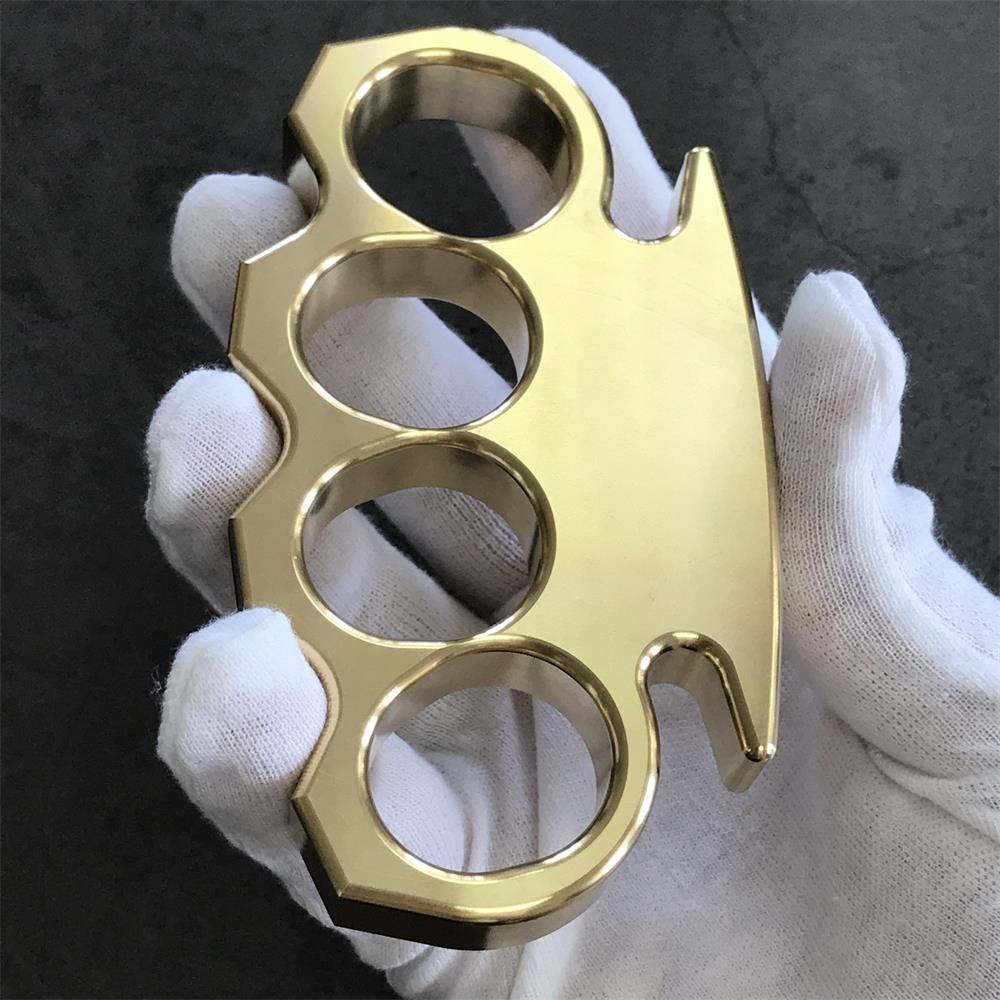 Mirror-Polished Brass Outdoor Bottle Opener Tool