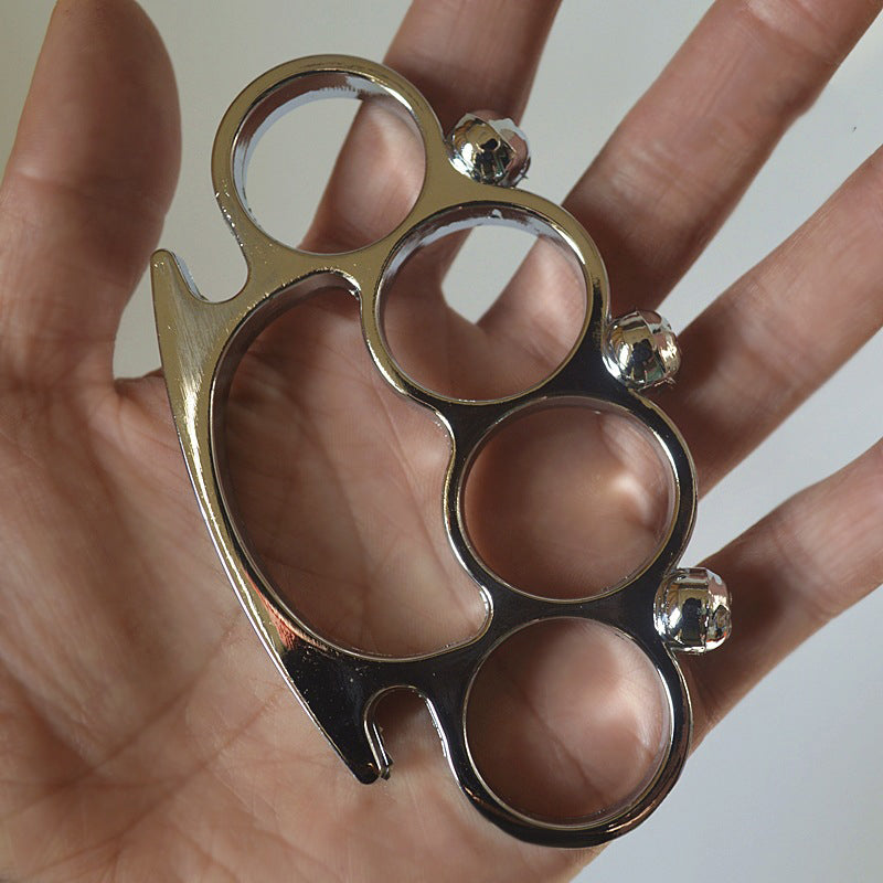 Portable Camping EDC Tool Featuring Four-Hole Zinc Hold