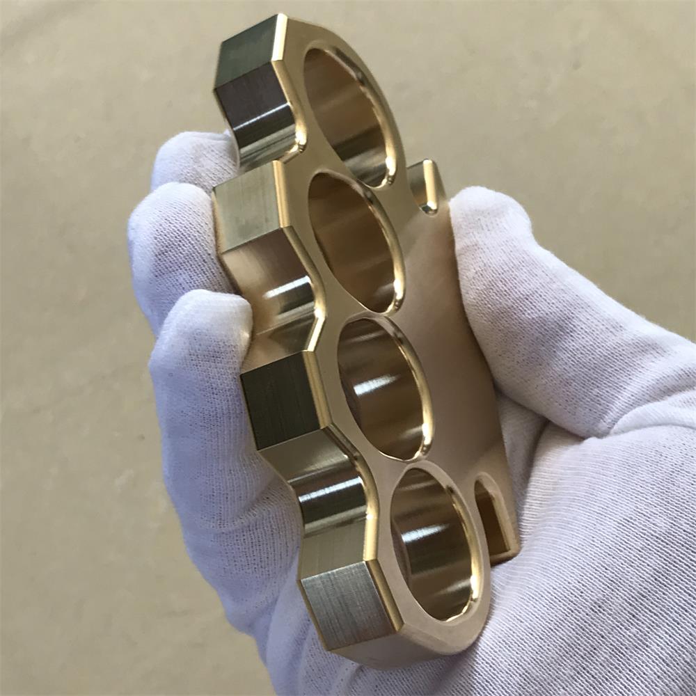Mirror-Polished Brass Outdoor Bottle Opener Tool