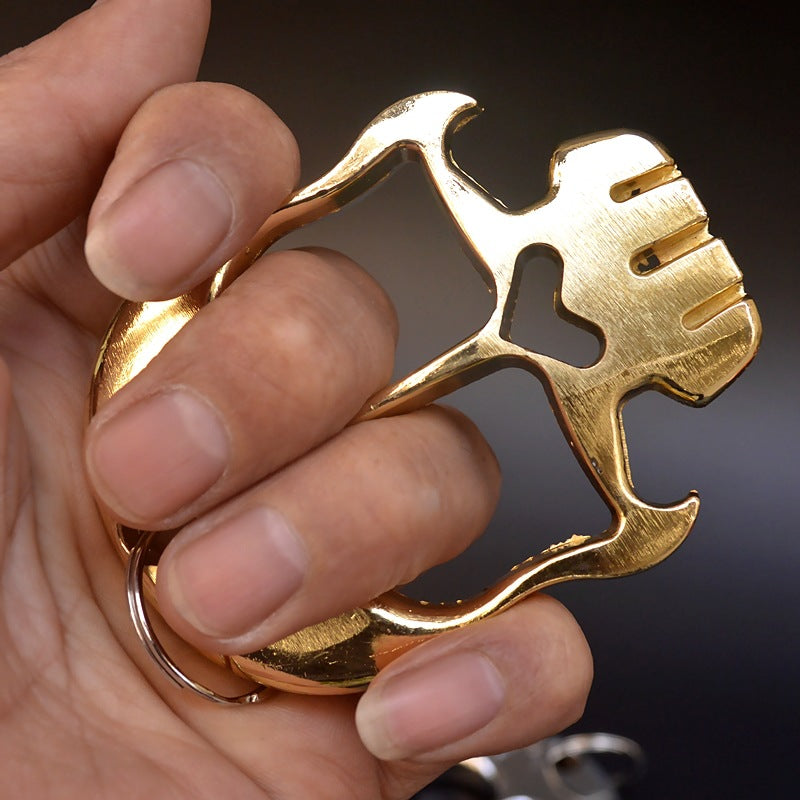 Thick and Weighted Skull Designed Multi-function Bottle Opener