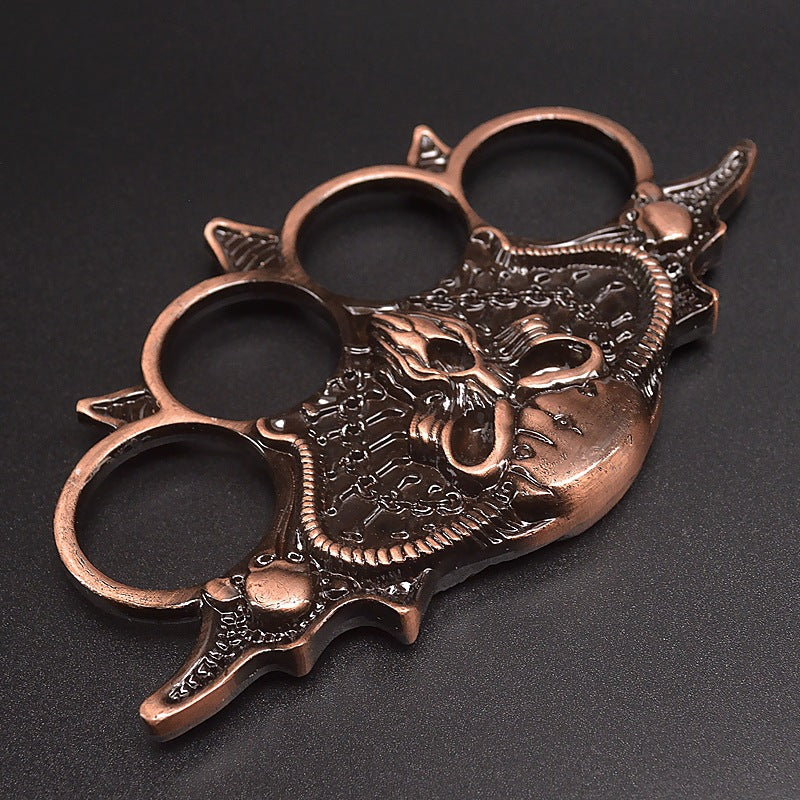 Bearded Skull-Themed Outdoor Tool for EDC Use