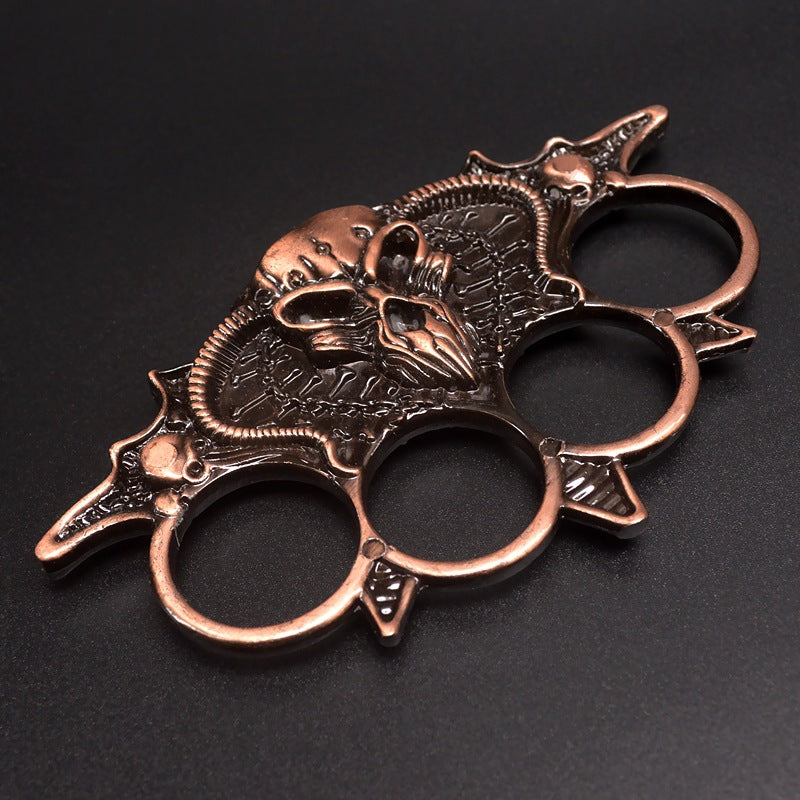 Bearded Skull-Themed Outdoor Tool for EDC Use
