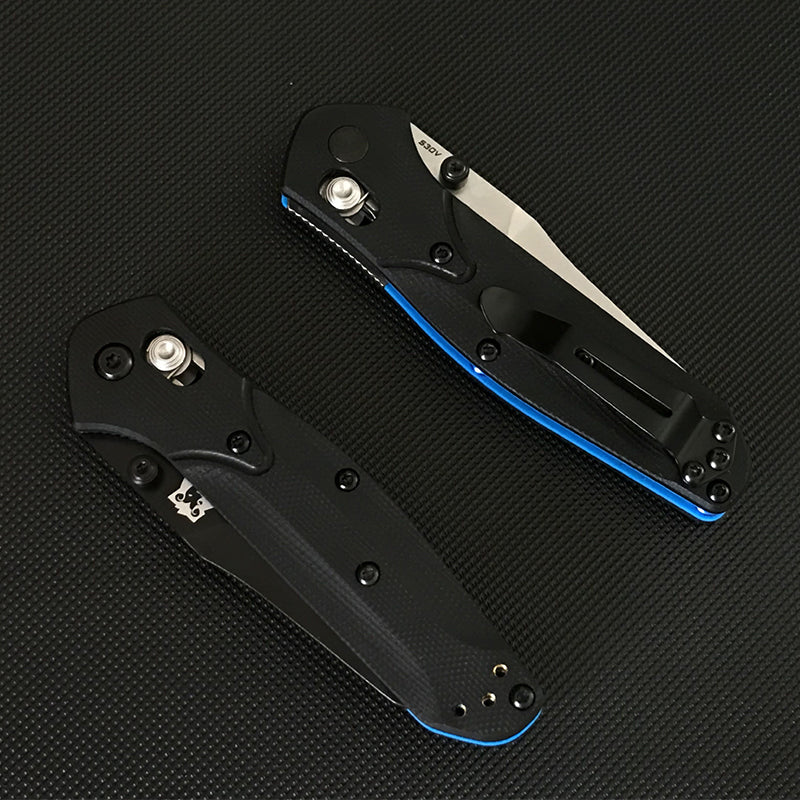 Liome 945 Portable Folding Outdoor EDC Tool with Dual-Tone G10 Handle
