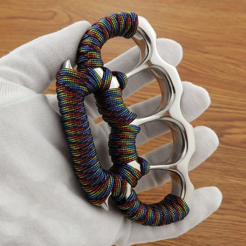 Thick Steel EDC Bottle Opener Tool Featuring Paracord