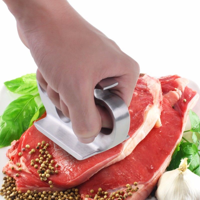 Silver-Toned Outdoor Culinary Tool