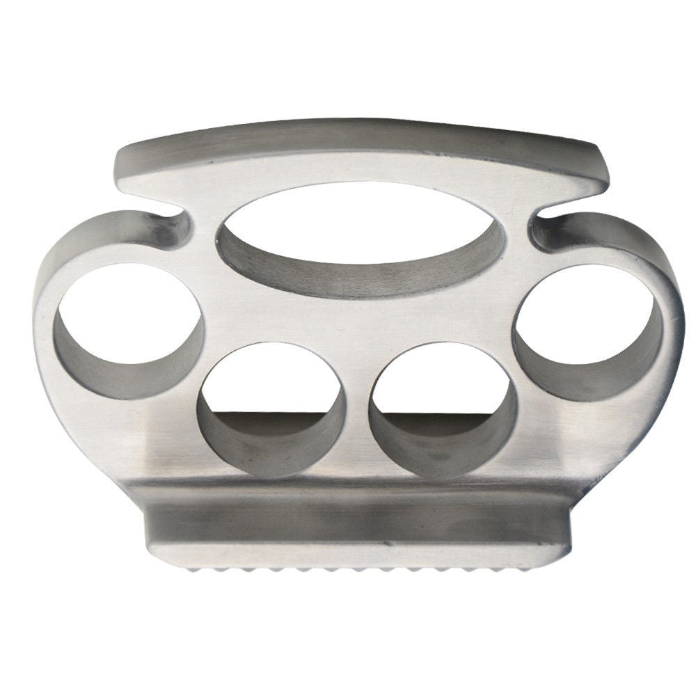 Silver-Toned Outdoor Culinary Tool