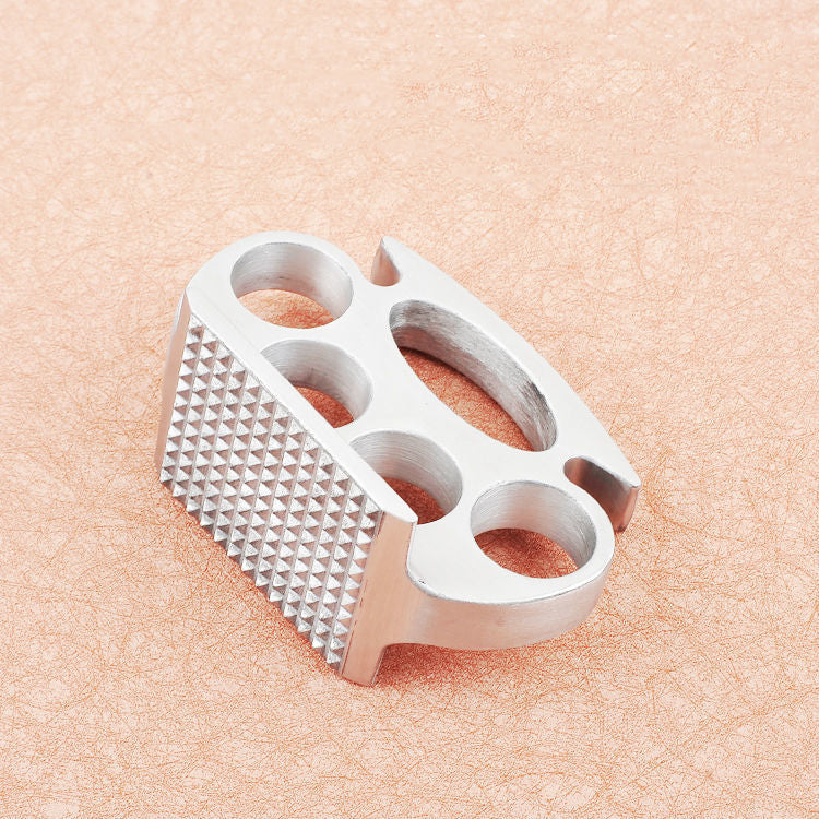 Silver-Toned Outdoor Culinary Tool