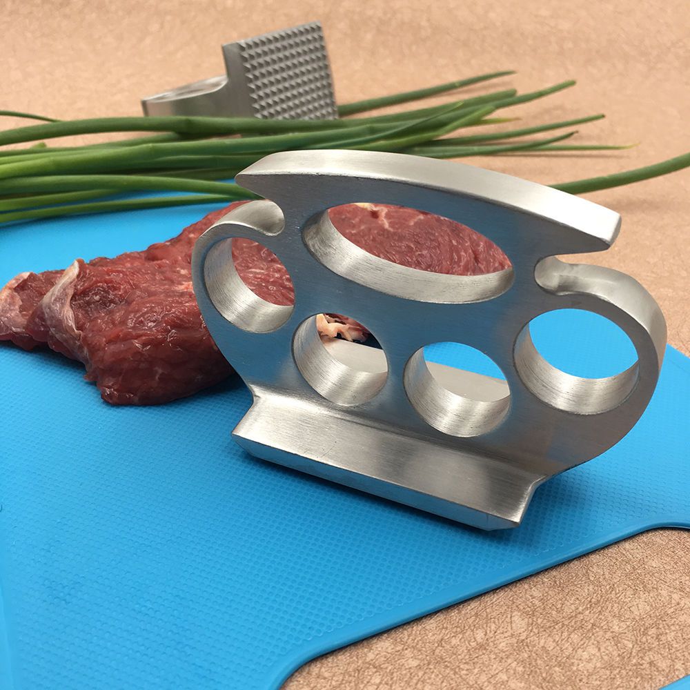 Silver-Toned Outdoor Culinary Tool
