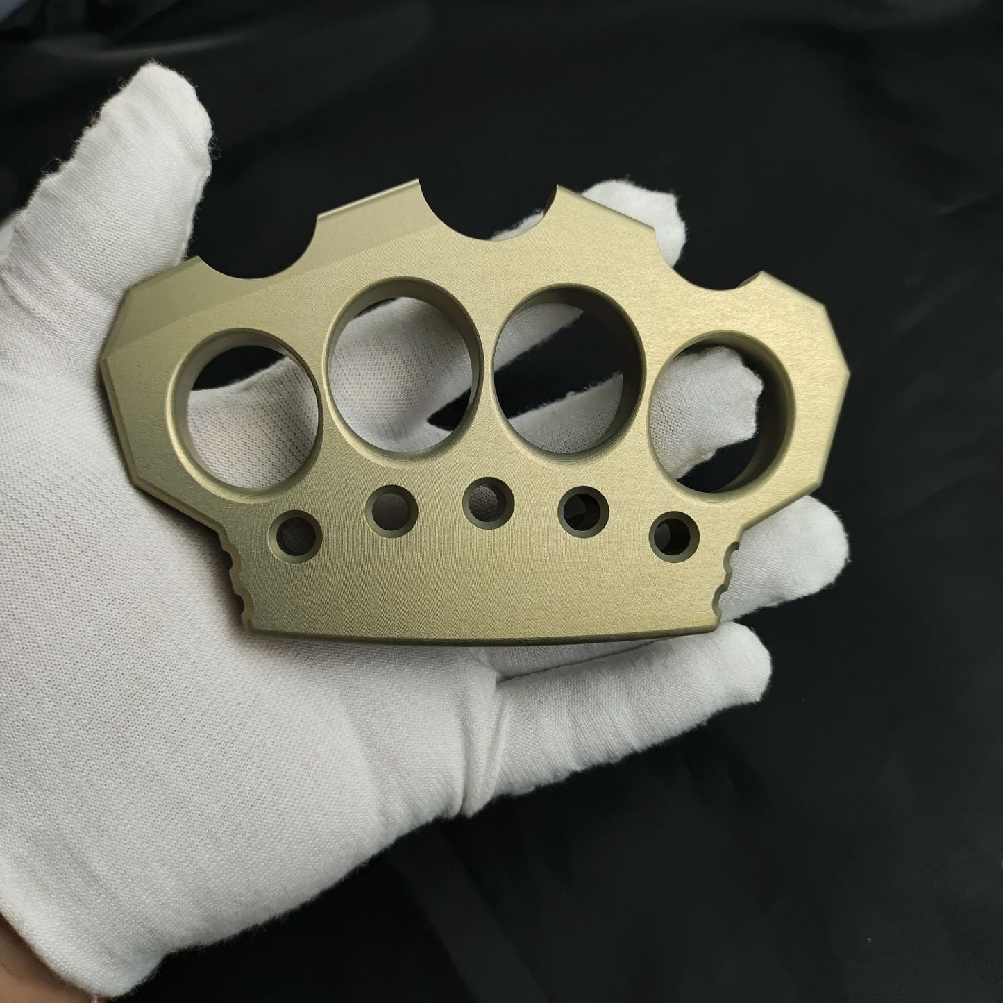 Innovative Aluminum Outdoor EDC Tools in Black and Gold Finish