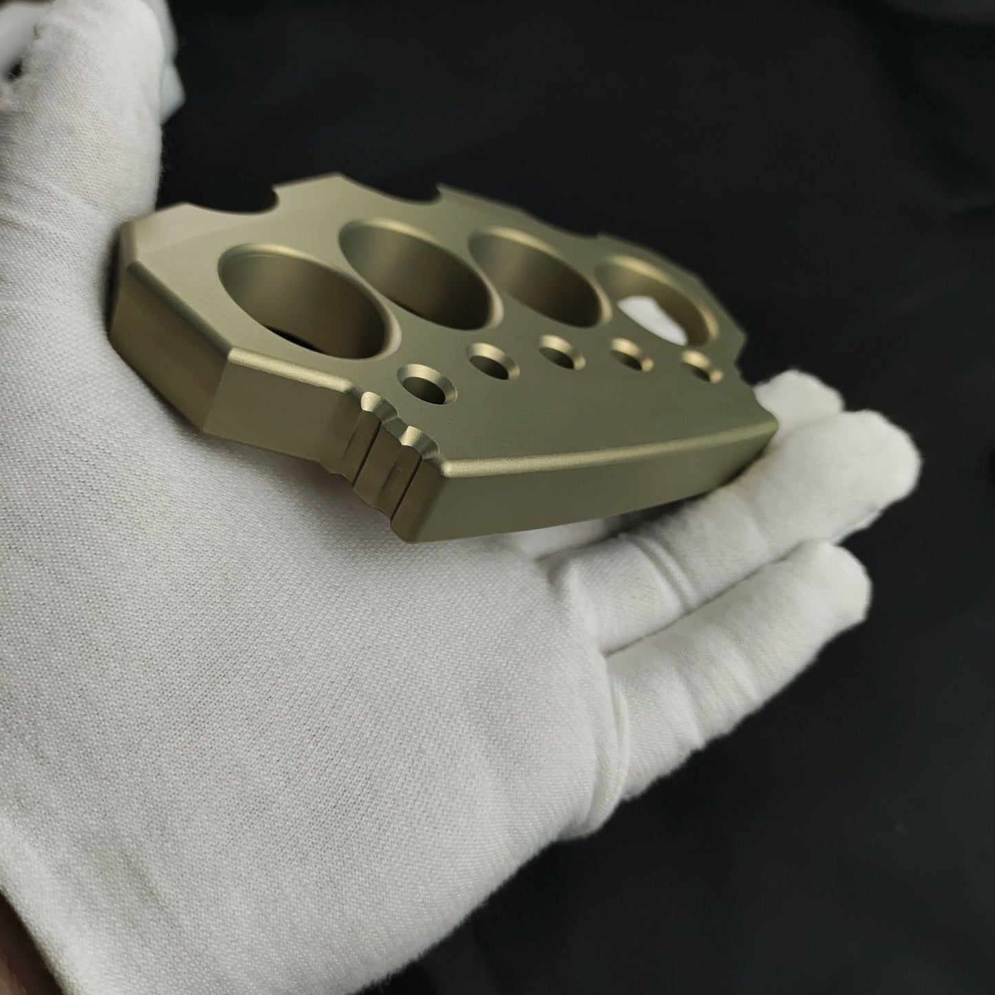 Innovative Aluminum Outdoor EDC Tools in Black and Gold Finish