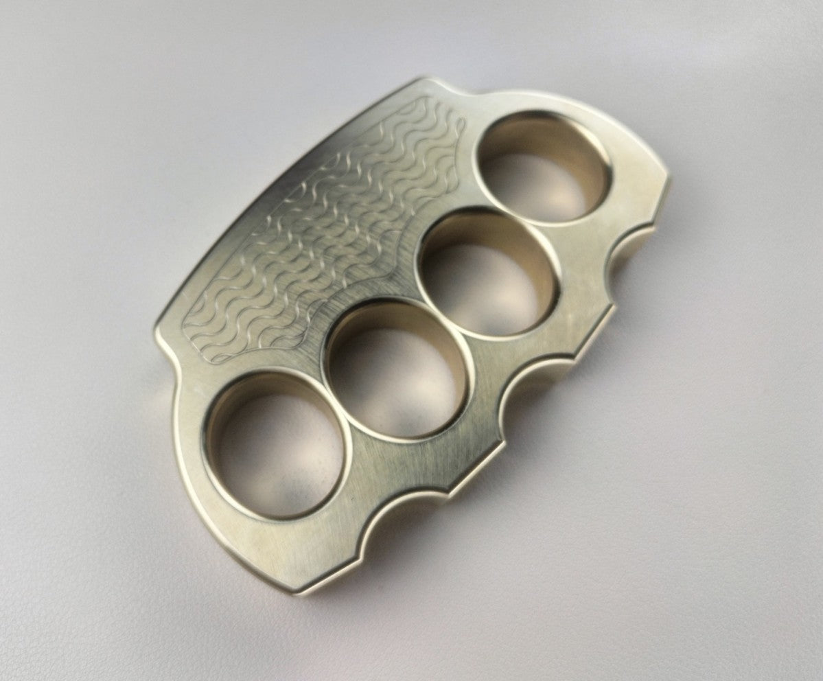Brass Smooth Wave Outdoor EDC Tools
