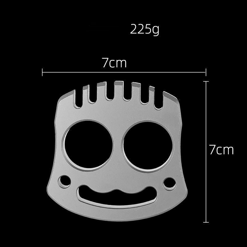 Steel Outdoor Tool with Blushing Skull Multi-function Design