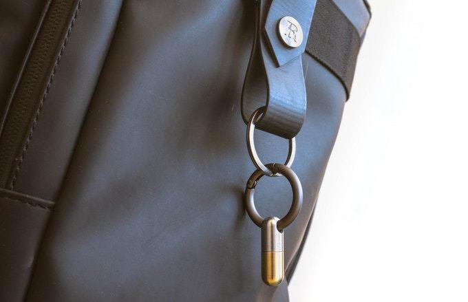 Portable Mini Capsule Open Box Keychain Decoration