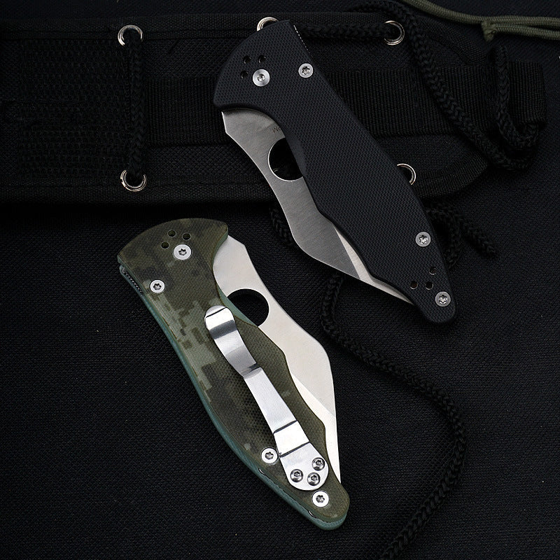 Portable Folding Pocket Tool with G10 Material Handle
