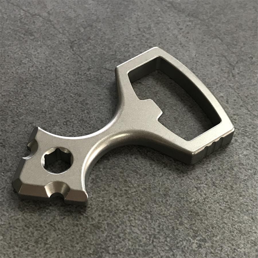Titanium Bottle Opener and Multi-Purpose EDC Tool