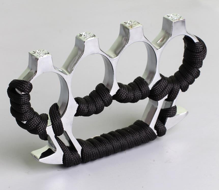 Outdoor Pocket EDC Tool with Large Hole and Rope for Backpack