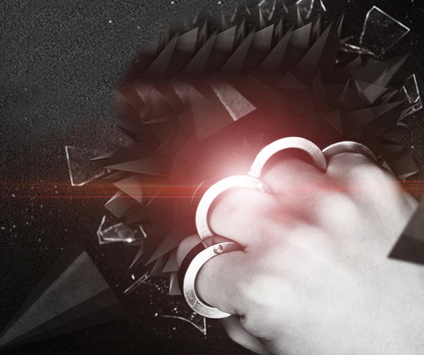 Foldable Four-Hole Stainless Outdoor EDC Tool