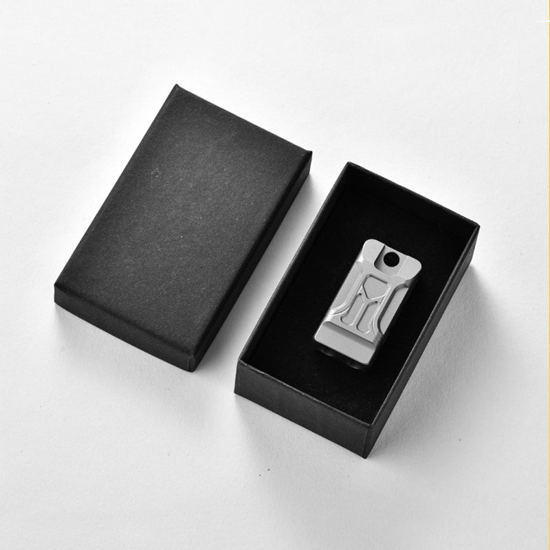Titanium Twin-Tube Pendant Signal Whistle
