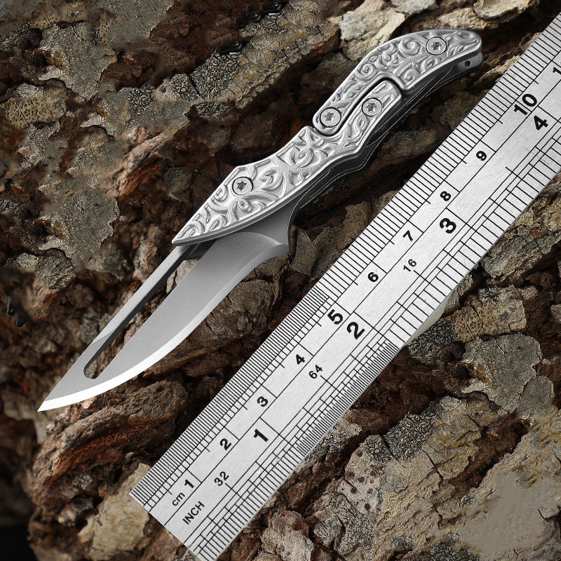 Pocket-Sized Folding Morphing EDC Tool for Backpack Carry