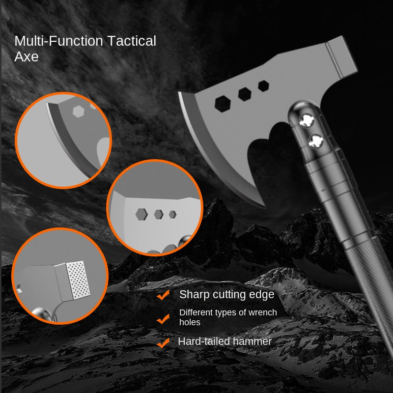 Outdoor Toolbox with Multifunctional Shovel Suit