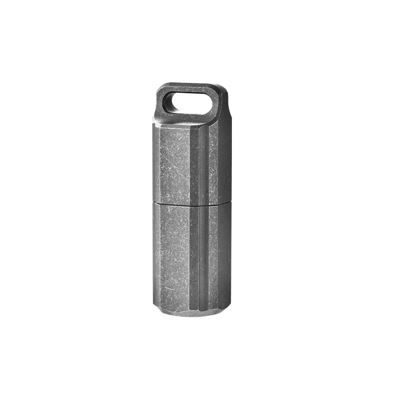 Titanium Keychain Box Featuring Waterproof Sealed Construction