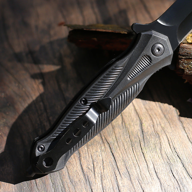 Outdoor Tool with Folding Design and Plastic Handle