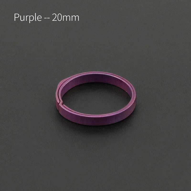 Multi-Size Titanium Key Ring