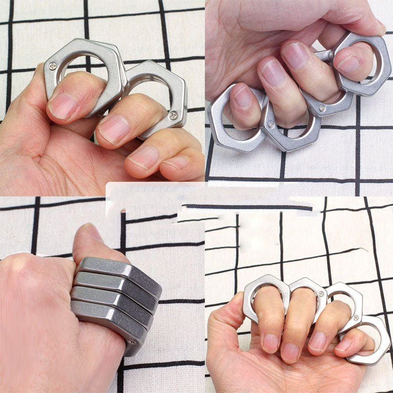 Portable EDC Tool with Polished Surface and Removable Design