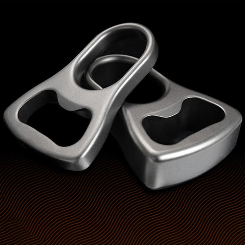 Sand Blasted and Stone Washed Titanium Alloy Open Bottle Backpack Tool