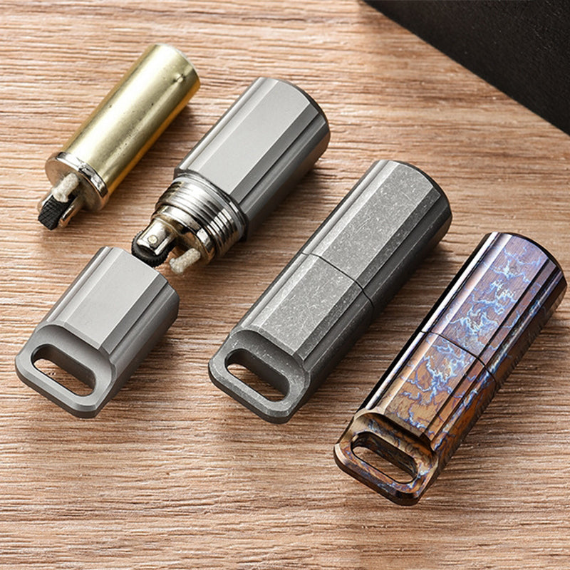 Titanium Keychain Box Featuring Waterproof Sealed Construction