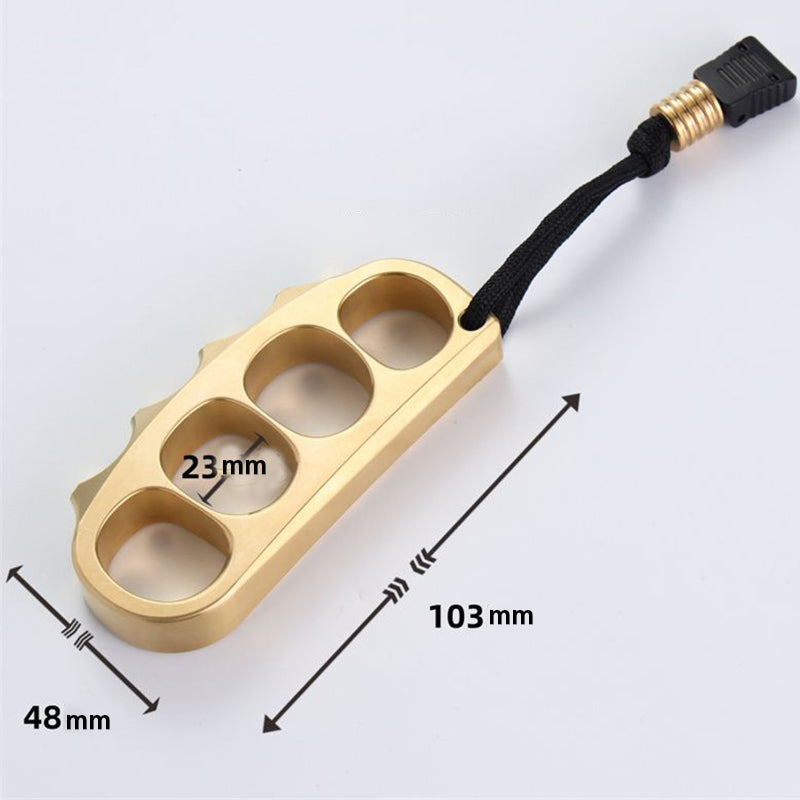 Large Sized Pea Brass Outdoor Backpack Tool