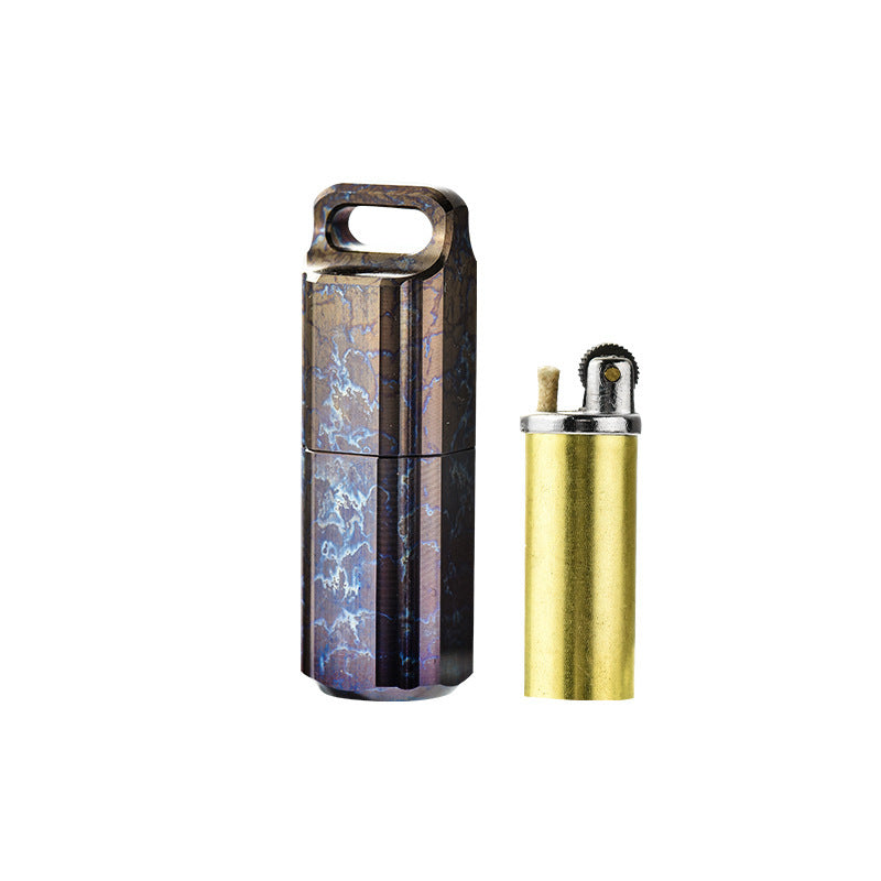 Titanium Keychain Box Featuring Waterproof Sealed Construction