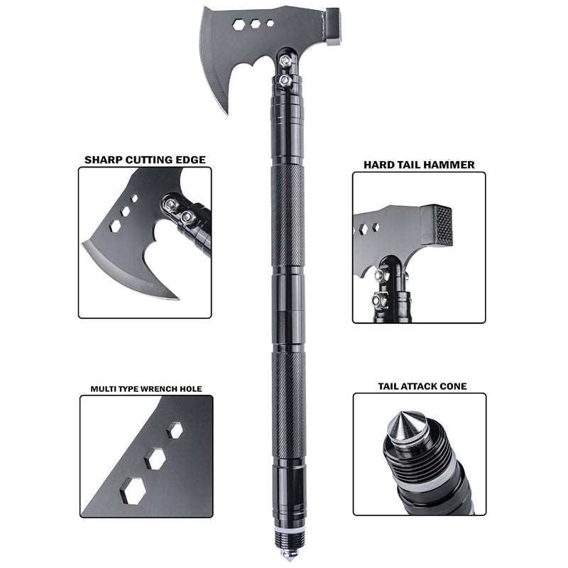 Outdoor Toolbox with Multifunctional Shovel Suit