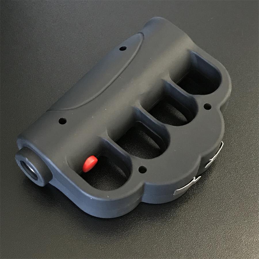 Versatile Black Quad-Hole Outdoor Tool for Convenient Carry
