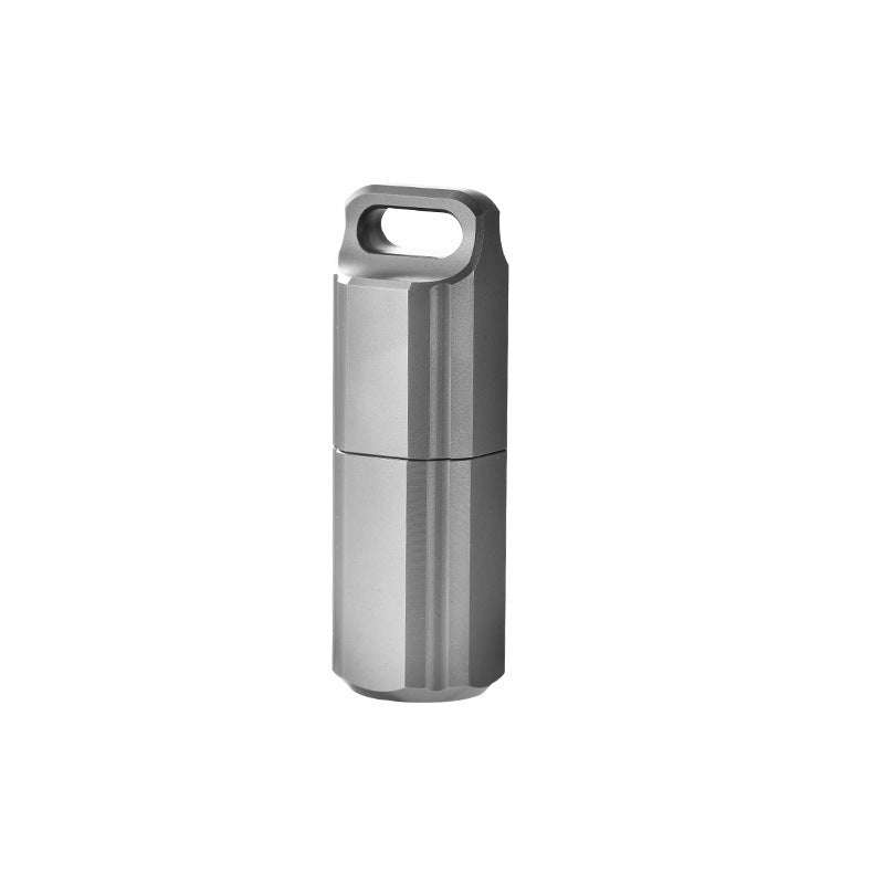 Titanium Keychain Box Featuring Waterproof Sealed Construction