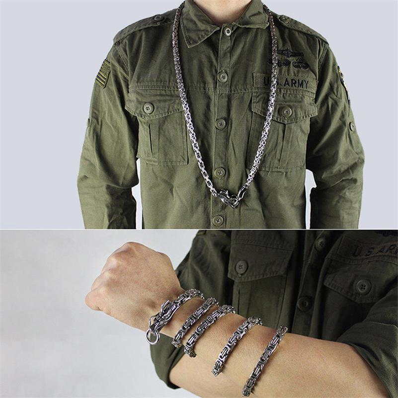 Adjustable Titanium Dragon Head Chain Ornament for Wrist