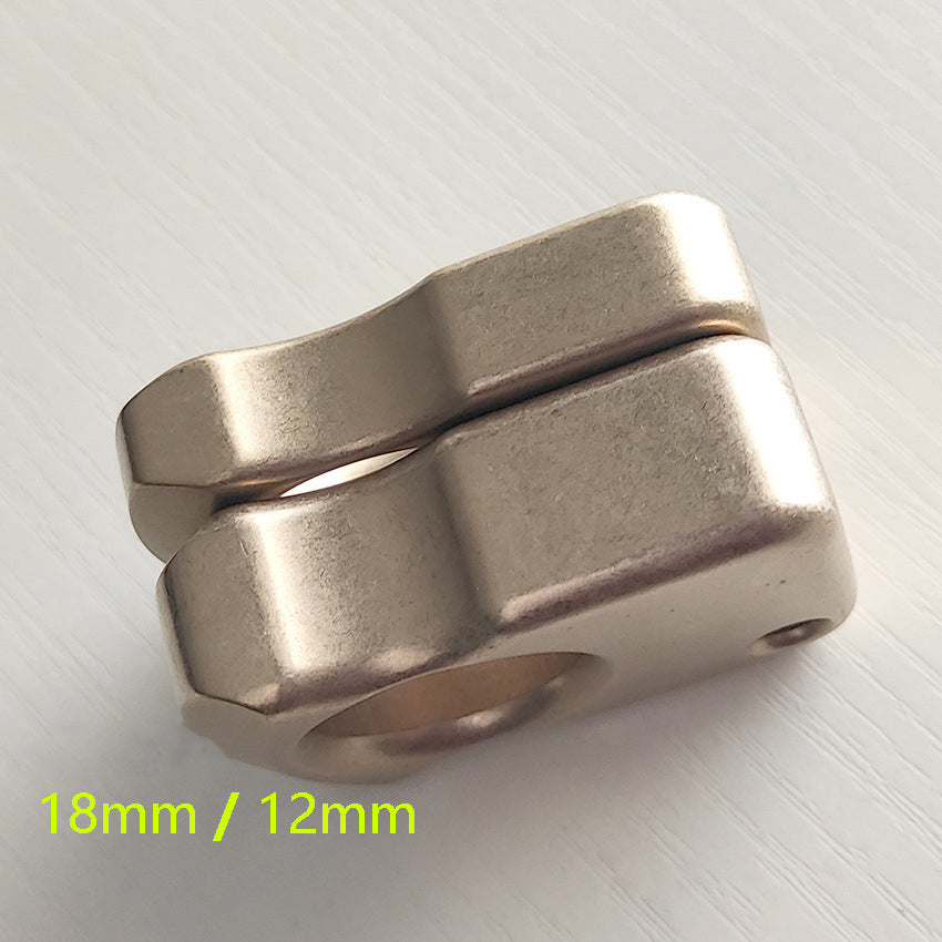 Brass One-Hole Versatile Everyday Carry Tool