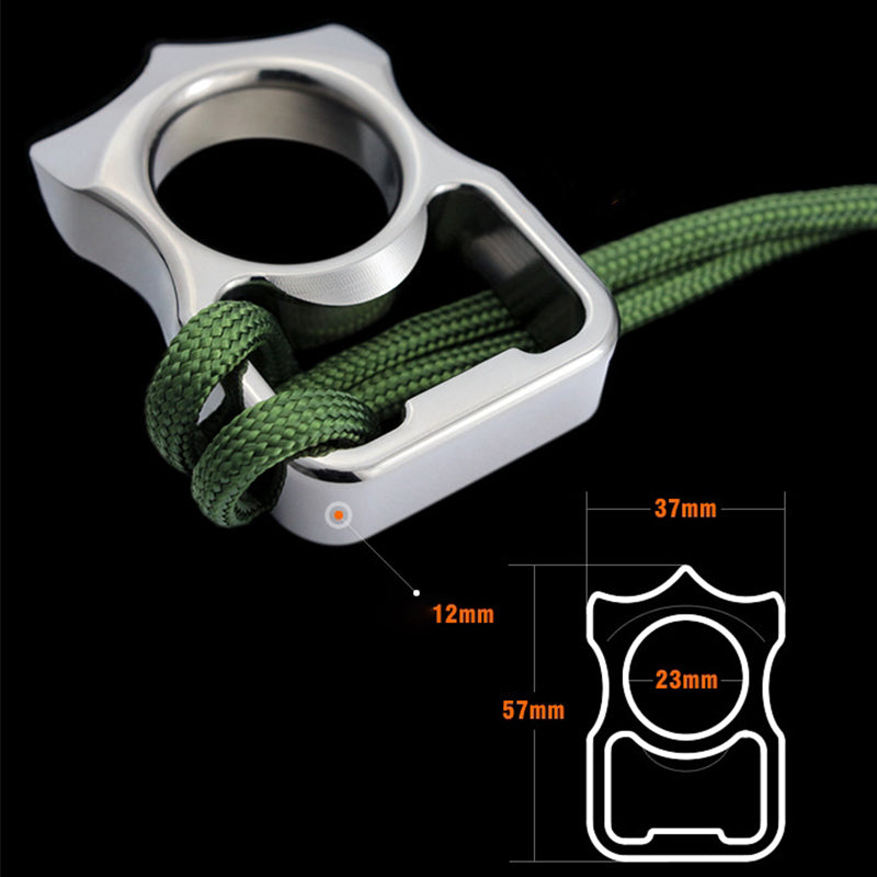 Portable Brass-Iron Bottle Opener for Outdoor EDC Use