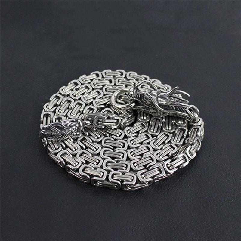 Adjustable Titanium Dragon Head Chain Ornament for Wrist