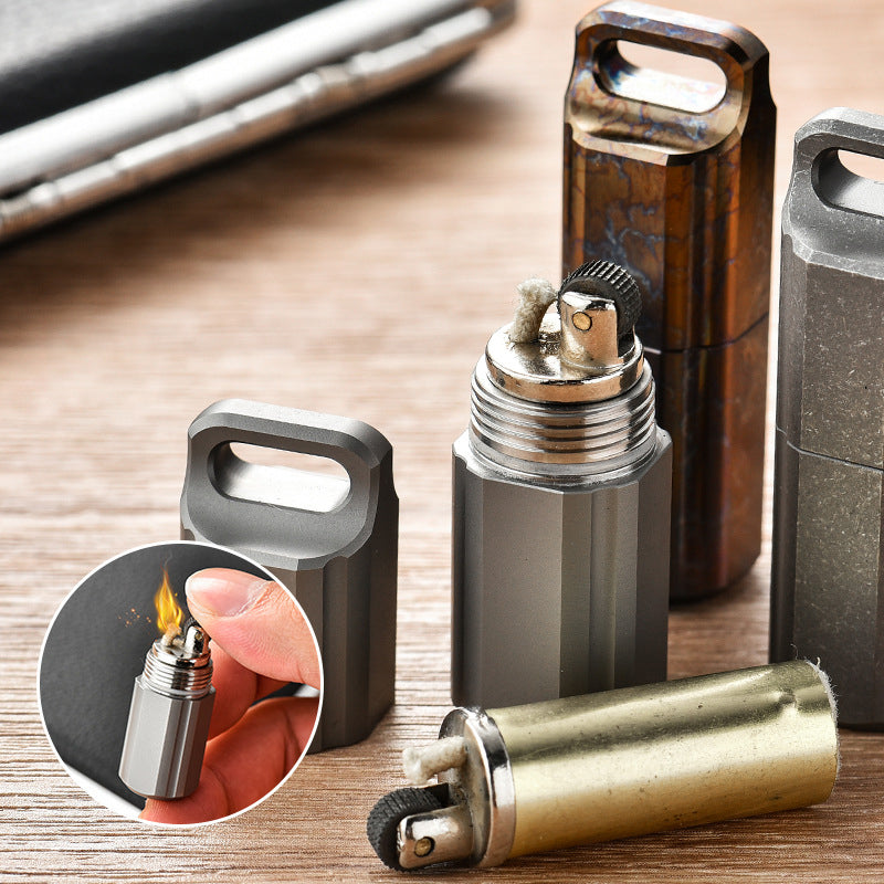 Titanium Keychain Box Featuring Waterproof Sealed Construction